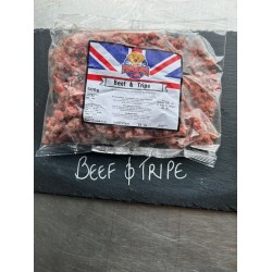 Beef and Tripe - box of 16 500g packets  Beef and Tripe - box of 16 500g packets