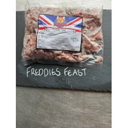 Freddies Feast (Duck, Lamb, Tripe & Offal – 80-10-10)  - box of 16 x 500g packets Freddies Feast (Duck, Lamb, Tripe & Offal – 80-10-10)  - box of 16 x 500g packets